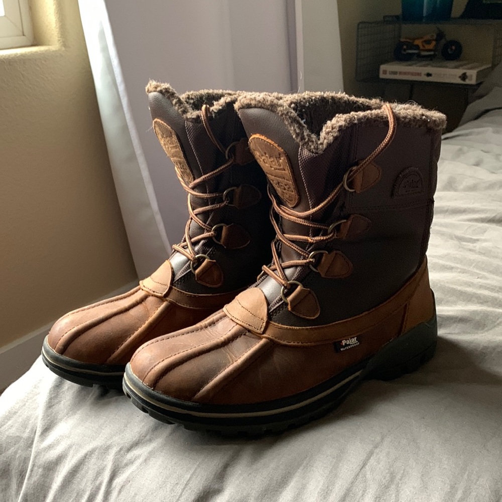Pajar Winter Boots - Brown - Mens Size 8-8.5